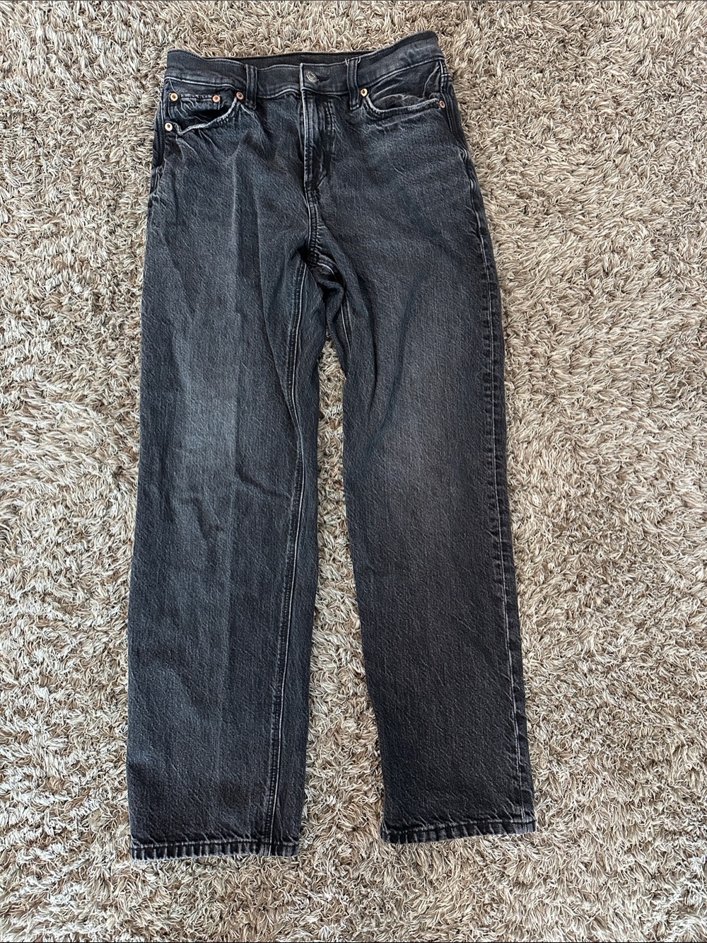 American Eagle Outfitters Women's Black Boyfriend Jeans